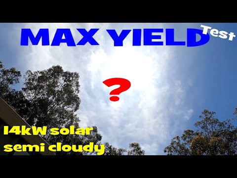 New solar system, maximum yield test. How much can we expect? ☀️⚡