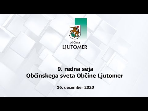 9. redna seja Občinskega sveta Občine Ljutomer