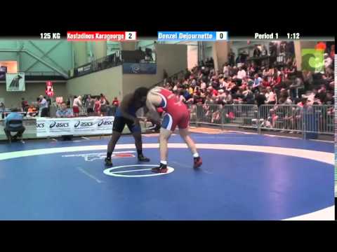Men`s Freestyle 125 KG Kostadinos Karageorge vs. Denzel Dejournette