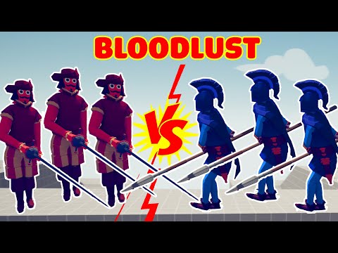 10 SARISSA vs 10 MELEE UNITS with BLOODLUST | TABS BOX