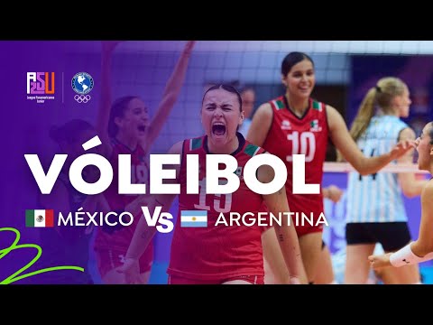 Argentina vs México - Voleibol Femenino - Semifinal - Juegos Panamericanos Junior ASU 2025