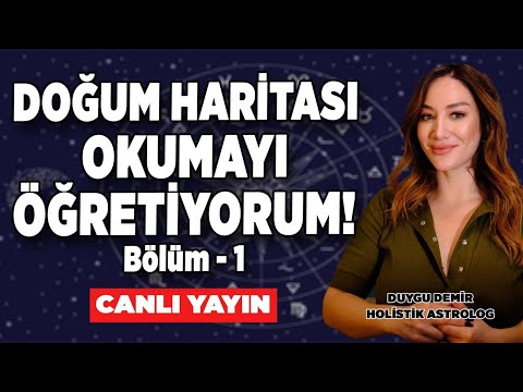 Doğum Haritası Okumayı Öğretiyorum! Astrolog Duygu Demir