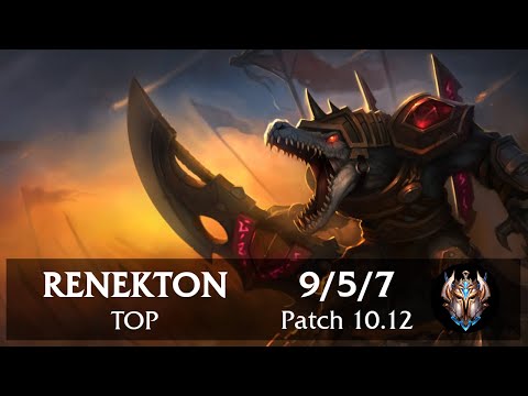 Renekton Top vs Ryze | Pinoy Challenger Replay Patch 10.12