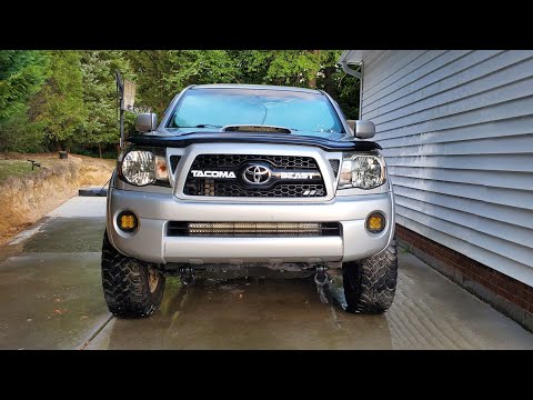 2005-2015 Toyota Tacoma Hidden Front Bumper LED Bar Complete Kit Install Saves $$HUNDREDS$$