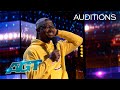 Simon Can't Stop Laughing! Jordan Conley Delivers a Hilarious Audition | AGT 2022