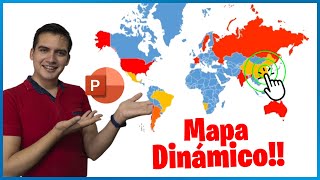 ✅ MAPA INTERACTIVO en PowerPoint!!!! 😱😱😱 (Sin descargar nada!! fácil y rápido!)