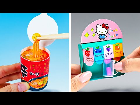 😍 MINI PAPER CRAFTS 💖 The CUTEST Tiny DIYs That Are Trending Now! 🌟