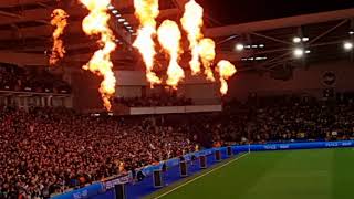 Sussex by the Sea and crowd build up to the first Brighton &amp; Hove Albion game in the Europa League.