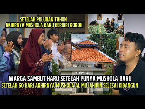 FINALLY THE AL MUJAHIDIN PRAYER HOUSE HAS BEEN COMPLETED, RESIDENTS ARE SO MOVED THEY CAN'T HOLD ...