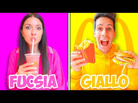 MANGIAMO SOLO CIBO DEL COLORE DELLA MAGLIETTA PER 24 ORE!👕