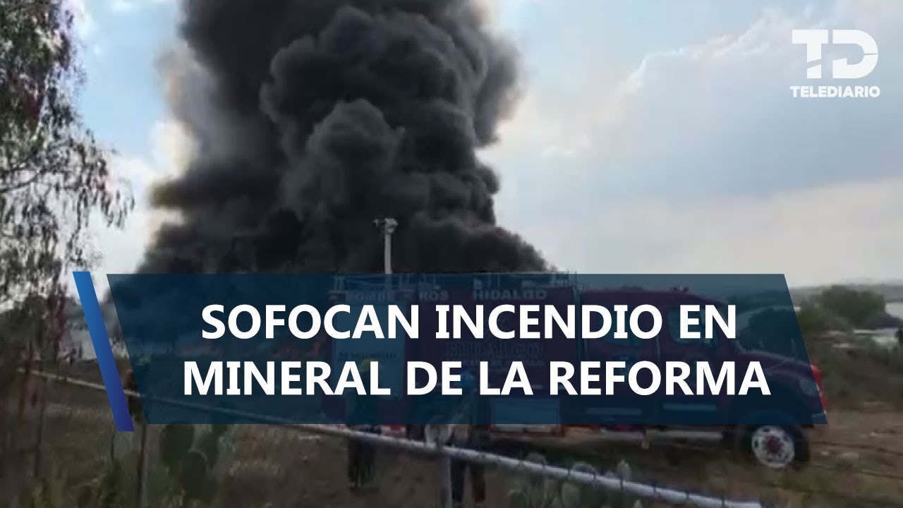Incendio en bodega moviliza a cuerpos de emergencia en Mineral de la Reforma