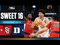 Duke Vs St John S Sweet 16 NCAA Tournament Extended Highlights