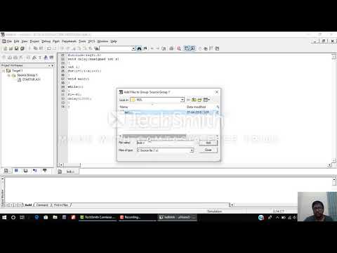 Led Bilinking Program In Embedded C Programming