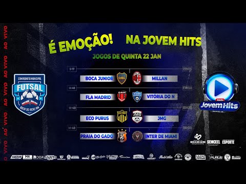 CAMPEONATO MUNICIPAL DE FUTSAL | Boca do Acre - QUINTA-FEIRA  22/01/2026