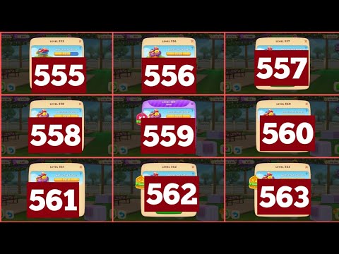 Township Colorful Puzzle Levels 555, 556, 557, 558, 559, 560, 561, 562, 563