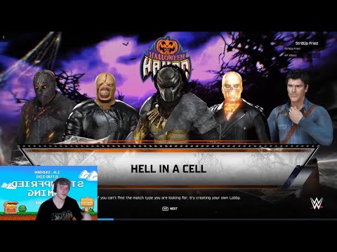 Halloween Hell in a Cell The Ultimate Horror Crossover Fight 🎃