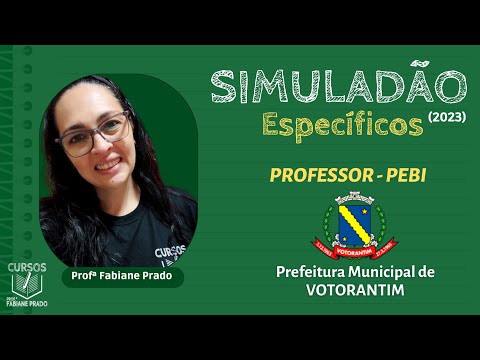 SIMULADO 01 - Prova Seletiva PEBI 2023