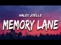 Haley Joelle - Memory Lane (Lyrics)