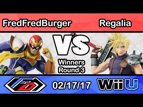 MFDGA  2/17/17- FD | FredFredBurger (Captain Falcon) vs TiE GUTS | Regalia (Cloud) Winner Semi Final