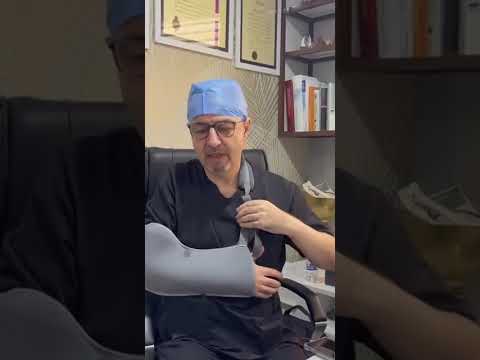 Can I loosen the arm sling immediately after the surgery?