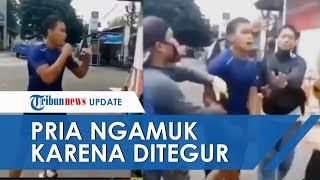 Kronologi Pria Ngamuk dan Ajak Berkelahi karena Ditegur Tidak Pakai Masker, Sudah 4 Kali Diberitahu