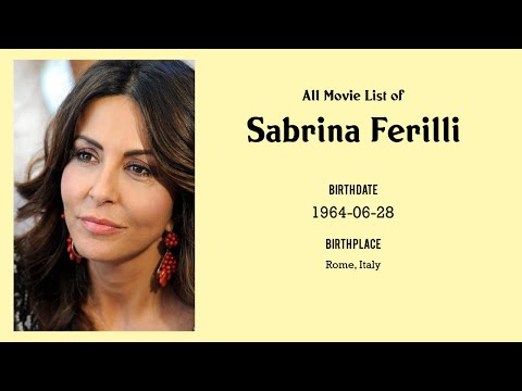 Sabrina Ferilli Movies list Sabrina Ferilli| Filmography of Sabrina Ferilli