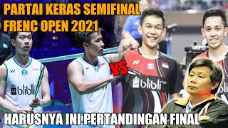 Download lagu HIGHLIGHT Kevin Sanjaya/Marcus Gideon VS Fajar Alfian/Rian Ardianto | SEMIFINAL FRENCH OPEN 2021 mp3