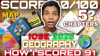 HOW TO SCORE 100/100 IN GEOGRAPHY 10TH ICSE 2025 BOARDS #icse2025 #icse #icseboard