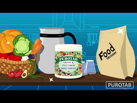 Purotab Vegetable & Fruit Wash Tablets