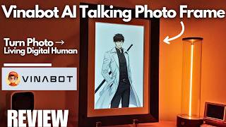 This Magic Photo Frame Makes Your Favorite Characters Come Alive? Vinabot AI Talking Frame Review