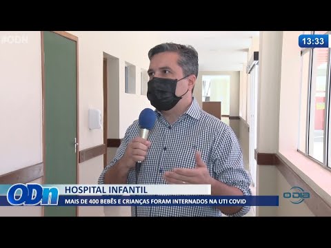 Cerca de 400 crianças e bebês foram internados na UTI de Covid-19 de Hospital Infantil 2021
