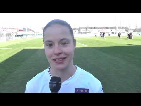 Stefania Vatafu after KAA Gent Ladies - RSC Anderlecht on 20.03.2021