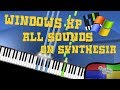 MICROSOFT WINDOWS XP ALL SOUNDS ON SYNTHESIA