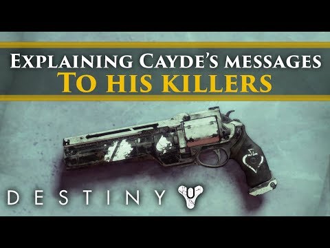 Destiny 2 Forsaken Lore - The messages Cayde left for his killers! Ace in the Hole mission!