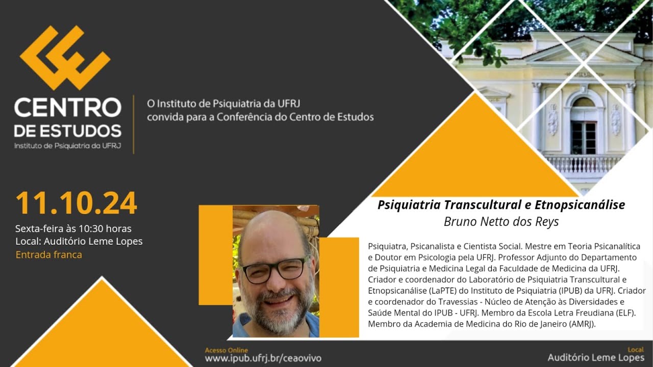 11 10 24 - Psiquiatria Transcultural e Etnopsicanálise
