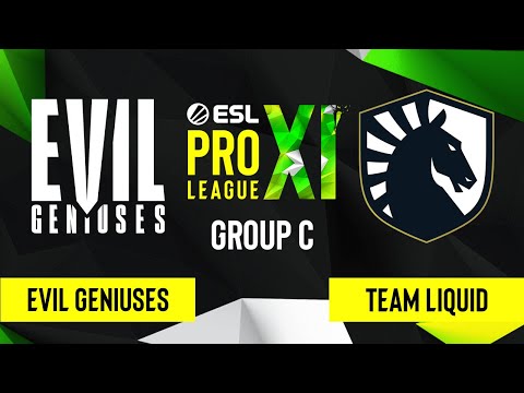 CS:GO - Evil Geniuses vs. Team Liquid [Dust2] Map 1 - ESL Pro League Season 11 - Group C