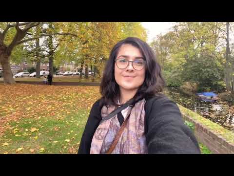 Walking through Wageningen center in Netherlands. Autumn 2022.