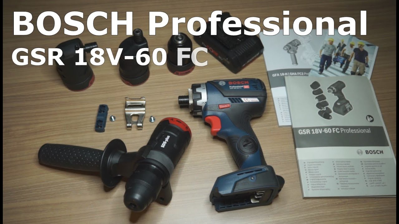 Bosch Professional Akku-Bohrschrauber GSR 18V-60 FC L-Boxx unboxing & short review