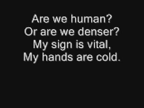 The Killers - Human (lyrics)