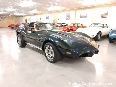 1975 Steel Blue Corvette Hot Rod Video