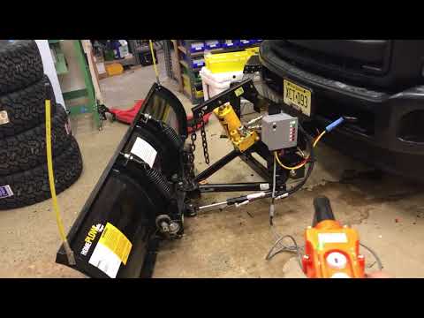 Meyer Home Plow with e47 Hydraulics and Power Angle