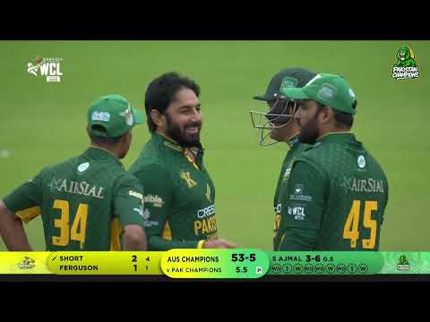 6/16 Saeed Ajmal Best Figures In WCL | Pak Vs Aus | World Championship of Legends 2025 Season 2