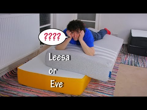 leesa vs eve mattress comparison review 2018 - UK foam mattresses