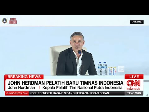 BREAKING NEWS PSSI Kenalkan Pelatih Baru Timnas, John Herdman