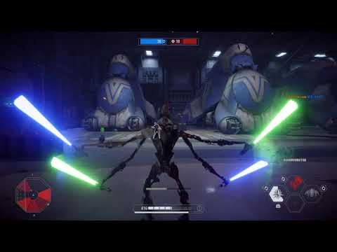 Star Wars Battlefront 2 Heroes vs Villains Grievous 16 killstreak