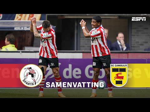 Noorse tandem Sparta ONHOUDBAAR voor Cambuur! 🇳🇴 | Samenvatting Sparta Rotterdam - SC Cambuur