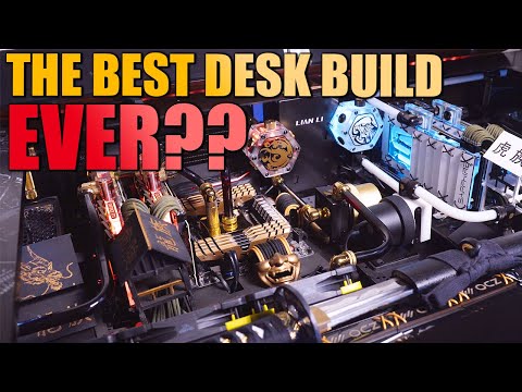 The Most Extreme Water Cooled Desk PC Build EVER??