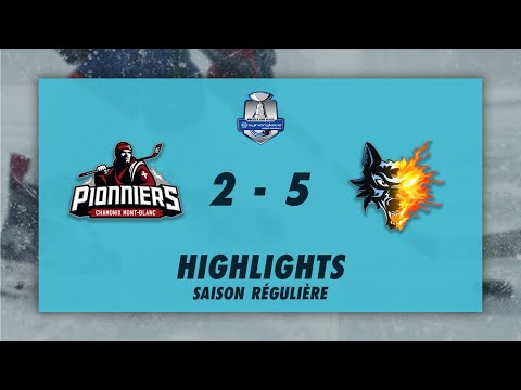 Pionniers de Chamonix 2-5 Brûleurs de Loups de Grenoble - Highlights - Synerglace Ligue Magnus 22/23