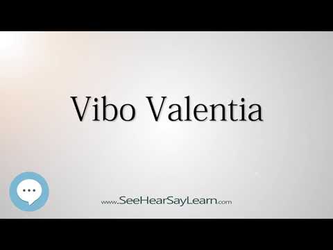 Vibo Valentia (How to Pronounce Cities of the World)💬⭐🌍✅