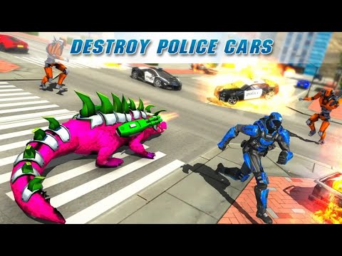 Crocodile Robot Transform - Android Gameplay